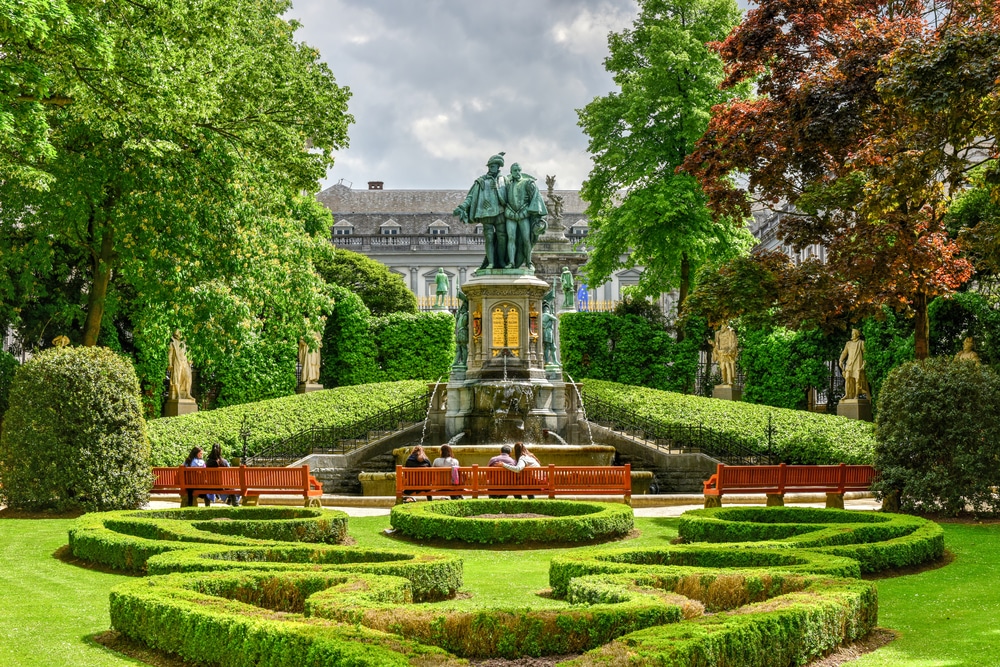 Petit Sablon Park in Brussels